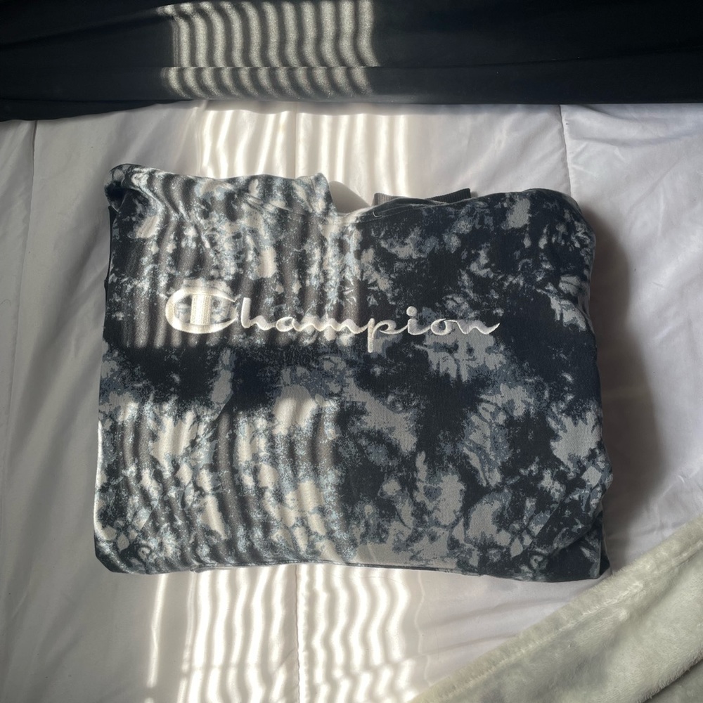 Tie dye Champion hoodie